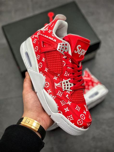 nike air jordan 4 supreme|supreme x Nike.